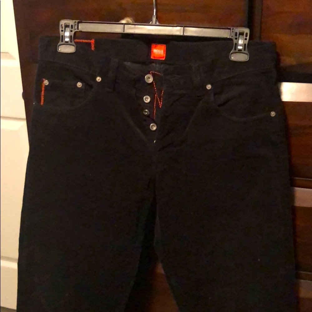 HUGO BOSS Orange Label Black (wool/cotton) Pants